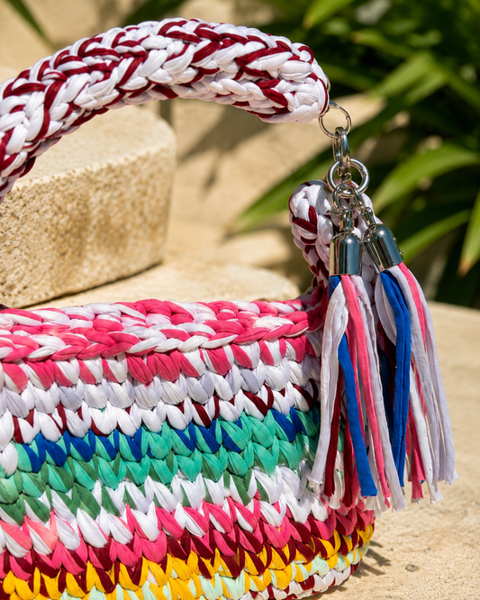 Pastel Candy Crochet Bag